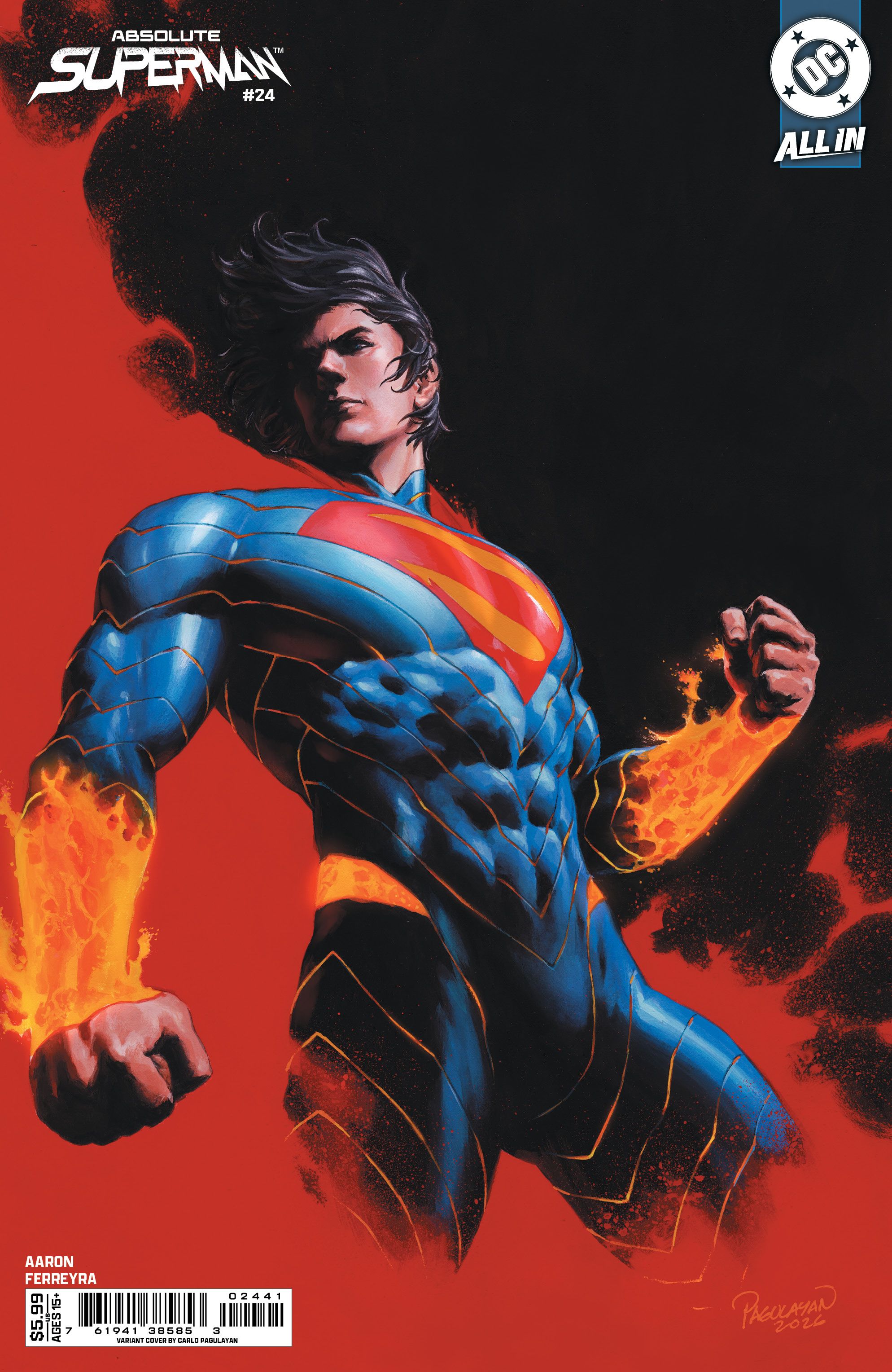 Absolute Superman #24 (Cvr D Carlo Pagulayan Card Stock Variant) Comic