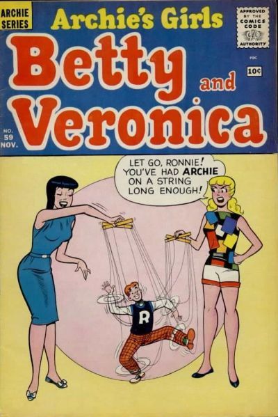 Archie's Girls Betty and Veronica #59 Comic