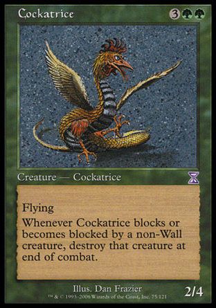 Cockatrice (Time Spiral) Trading Card