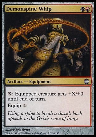 Demonspine Whip (Alara Reborn) Trading Card