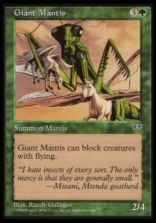 Giant Mantis (Mirage) Trading Card