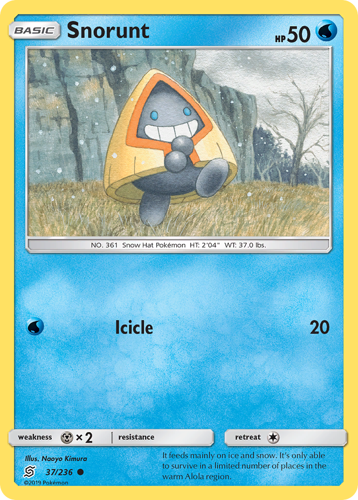 Snorunt (37/236) - Unified Minds Pokémon Card