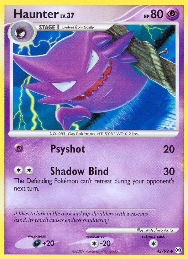 Haunter (42/99) - Arceus Pokémon Card