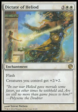 Dictate of Heliod (Journey into Nyx) Trading Card