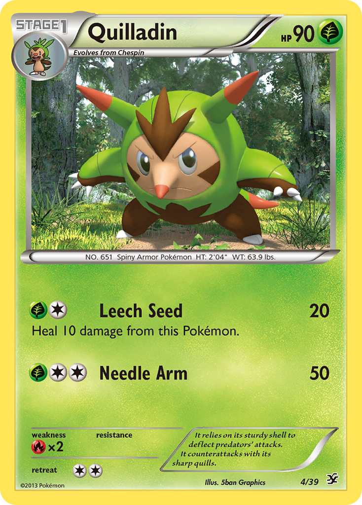 Quilladin (4/39) - Kalos Starter Set Pokémon Card