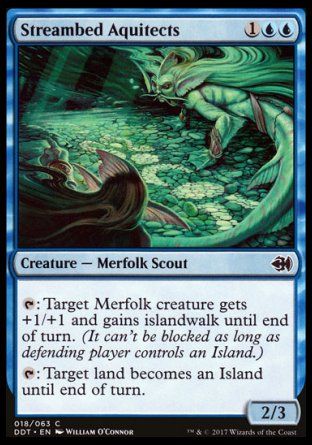 Streambed Aquitects (Merfolks vs. Goblins) Trading Card