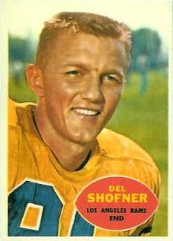 Del Shofner 1960 Topps #65 Sports Card