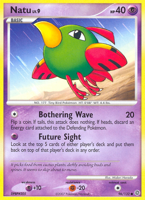 Natu (96/132) - Secret Wonders Pokémon Card