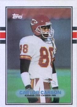 Carlos Carson 1989 Topps #355 Sports Card