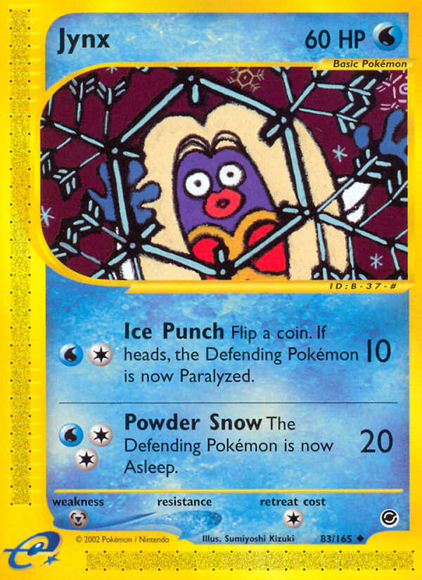 Jynx (83/165) - Expedition Base Set Pokémon Card