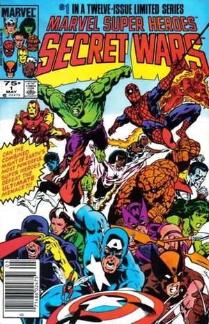 Marvel Super-Heroes Secret Wars #1 (Blue Galactus Newsstand Edition)