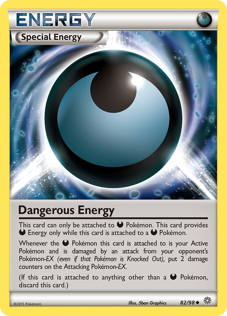 Dangerous Energy (82/98) - Ancient Origins Pokémon Card