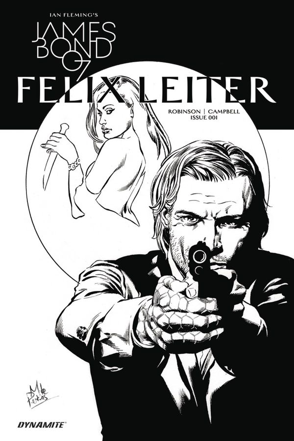 James Bond Felix Leiter #1 (Cover C 10 Copy B&w Cover)