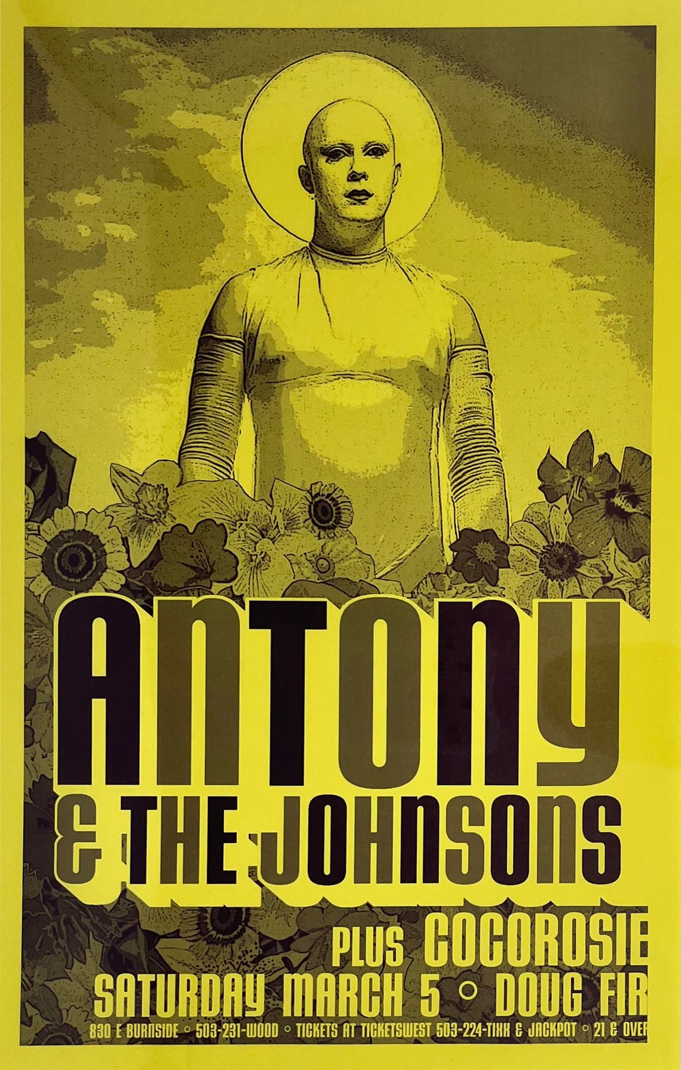 MXP-143.11 Antony & The Johnsons Doug Fir 2005 Concert Poster