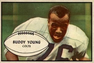 Buddy Young 1953 Bowman #30 Sports Card