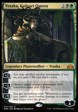 Vraska, Golgari Queen (Guilds of Ravnica) Trading Card