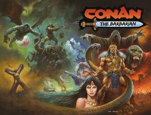 Conan: The Barbarian #25 (Cvr F Alex Horley Wraparound Card Stock Variant)
