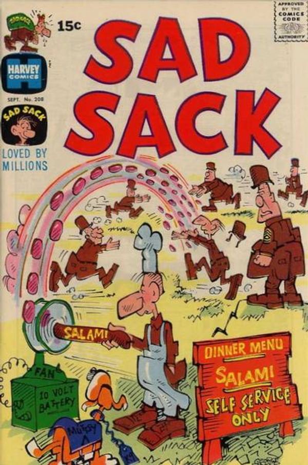 Sad Sack Comics 208 Value GoCollect )