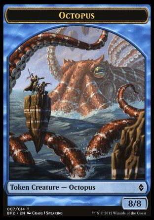 Octopus (Battle for Zendikar) Trading Card