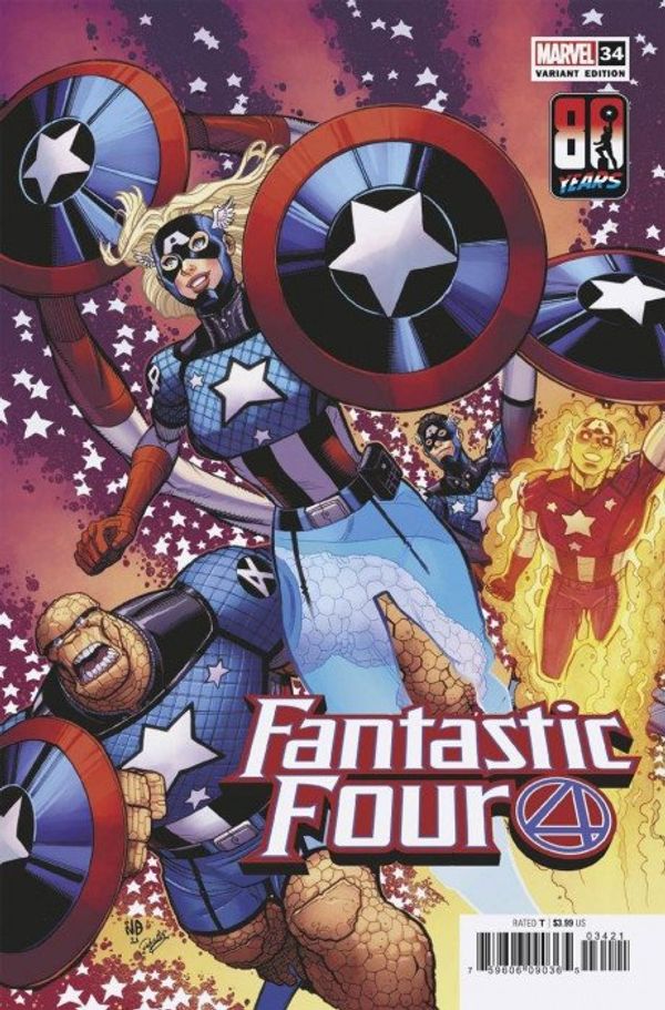 Fantastic Four #34 (Captain America 80th Variant)