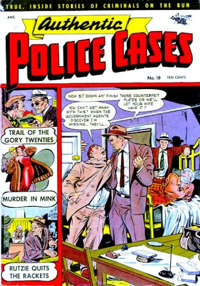 Authentic Police Cases #18 Comic