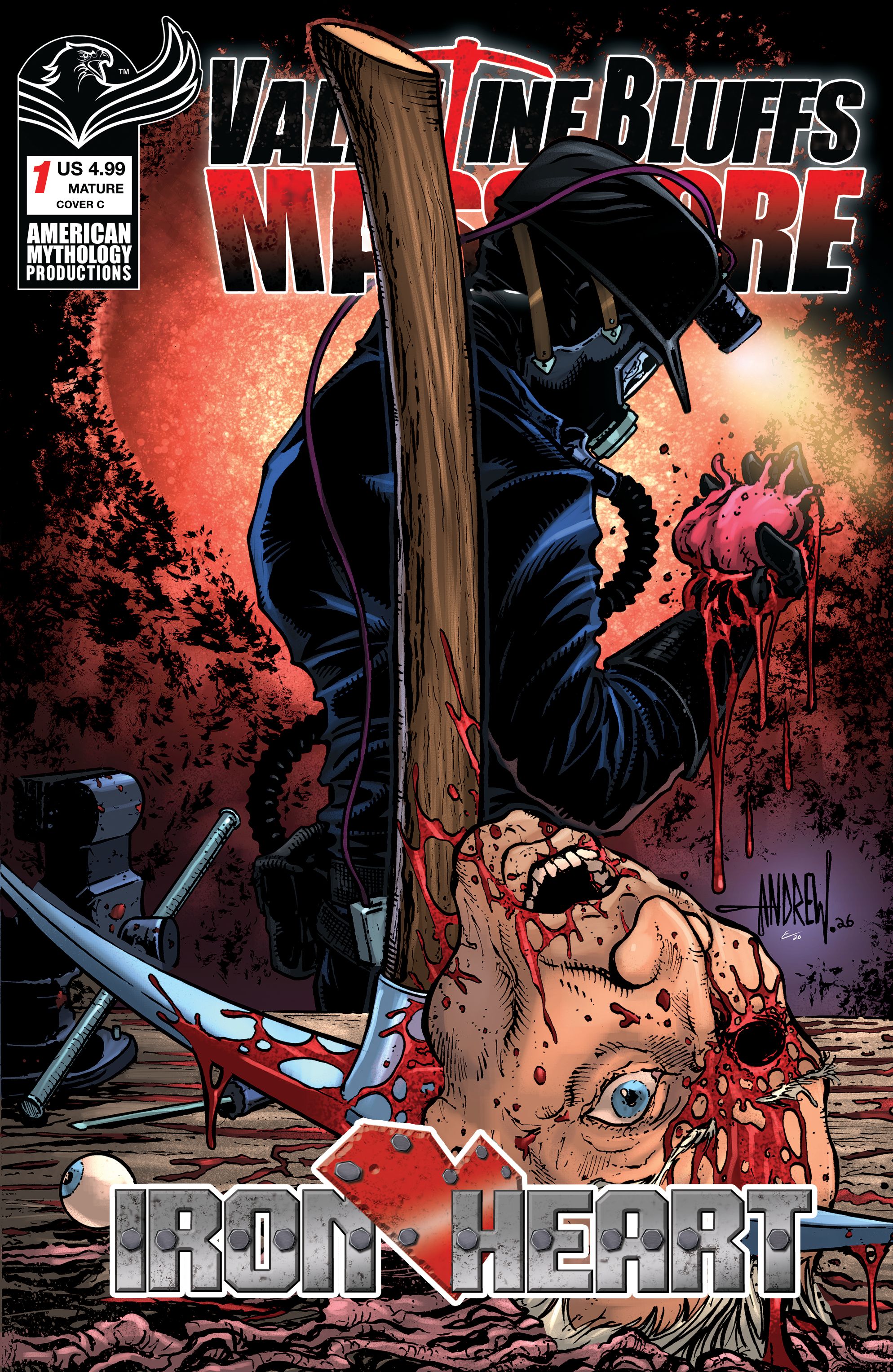 Valentine Bluffs Massacre Iron Heart #1 (Cvr C Andrew Mangum Variant) Comic