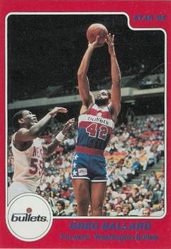 Greg Ballard 1984 Star #186 Sports Card