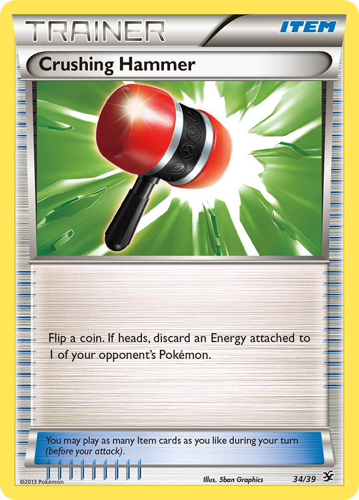 Crushing Hammer (Trainer: Item) (34/39) - Kalos Starter Set Pokémon Card