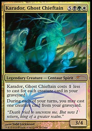 Karador, Ghost Chieftain (Judge Gift Promos) Value - GoCollect