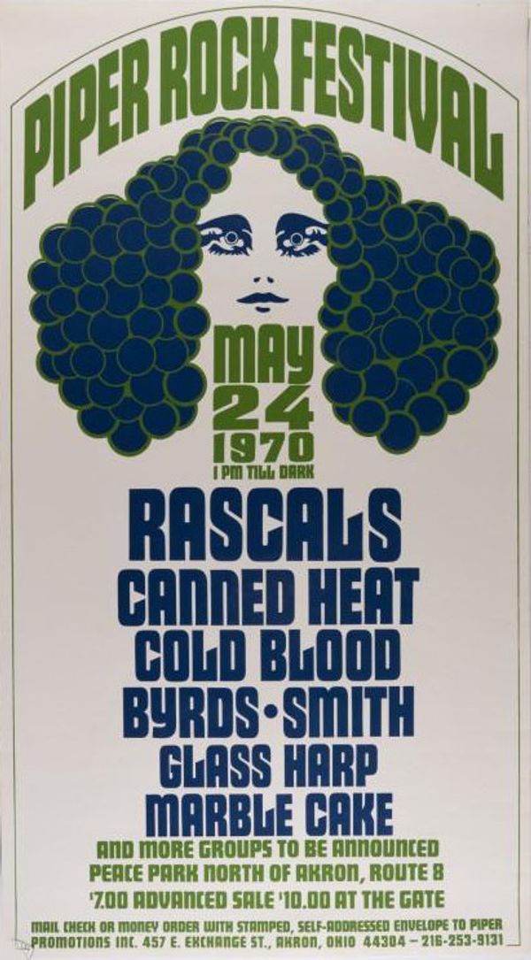 Piper Rock Festival featuring The Byrds & Canned Heat 1970