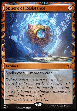 Sphere of Resistance (Kaladesh Inventions) Trading Card