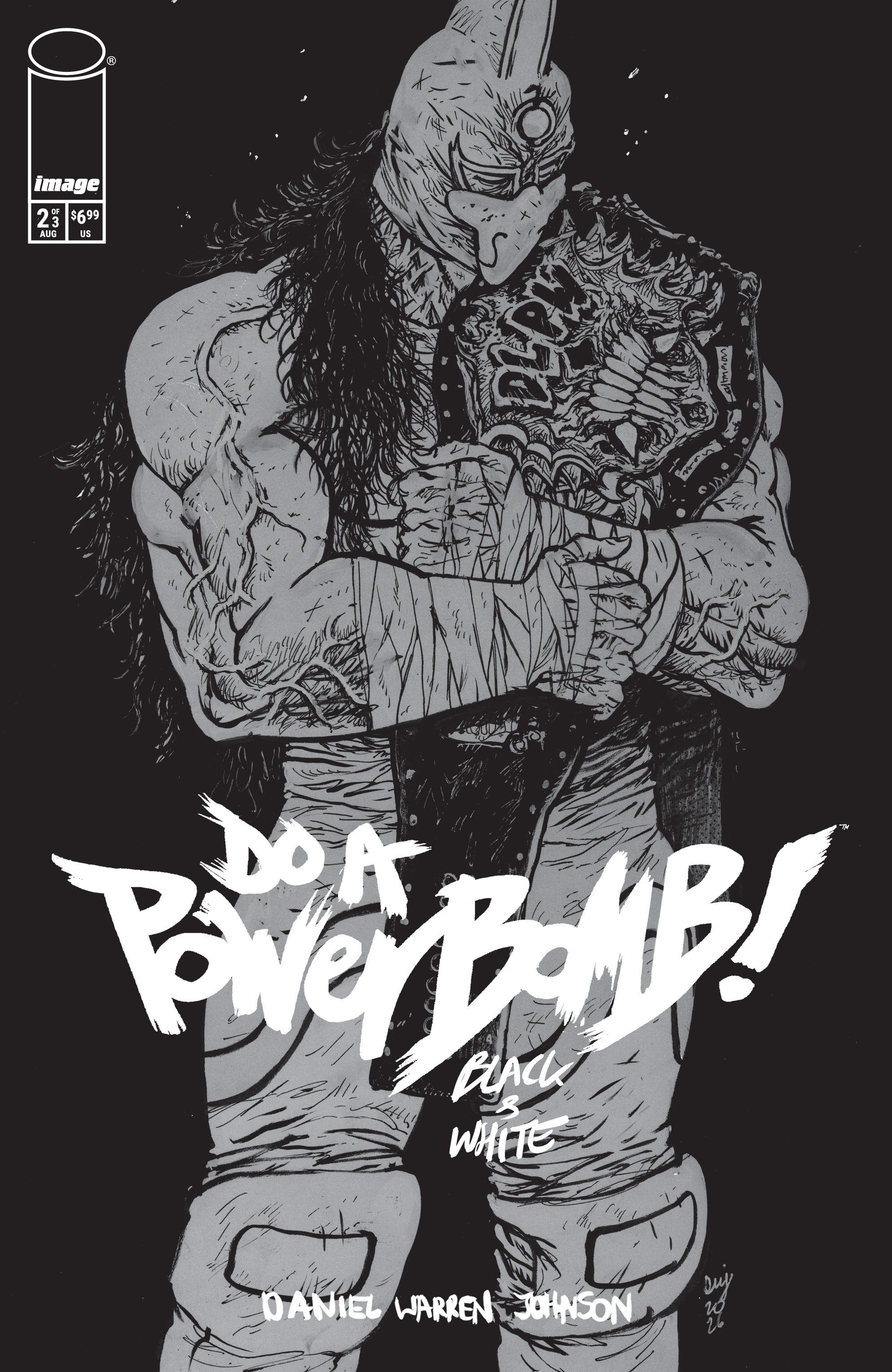 Do A Powerbomb Black And White #2 Comic