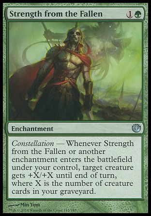 Strength from the Fallen (Journey into Nyx) Trading Card