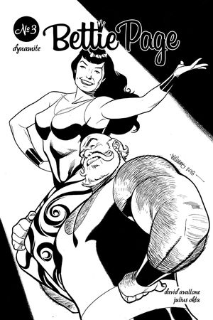 Bettie Page #3 (20 Copy Williams B&w Cover)