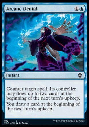 Arcane Denial (Innistrad Crimson Vow Commander Decks) Trading Card