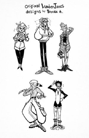 Lumberjanes #1 (Boom! Studios Design Sketch)