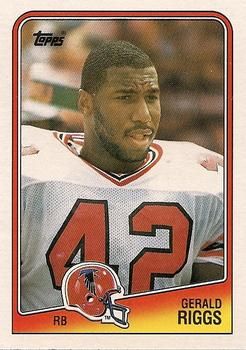 Gerald Riggs 1988 Topps #385 Sports Card