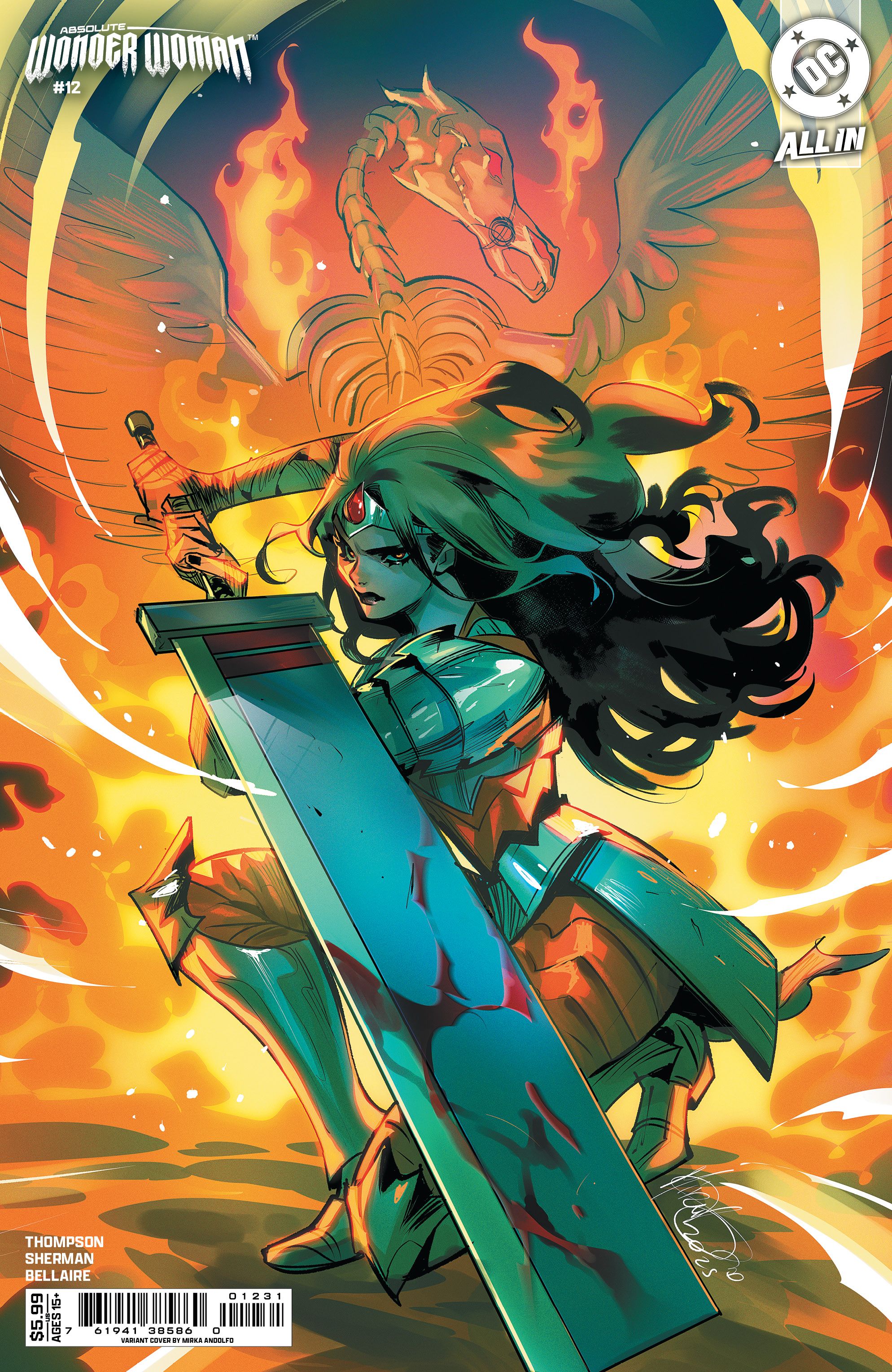 Absolute Wonder Woman #12 (Cvr B Mirka Andolfo Card Stock Variant) Comic