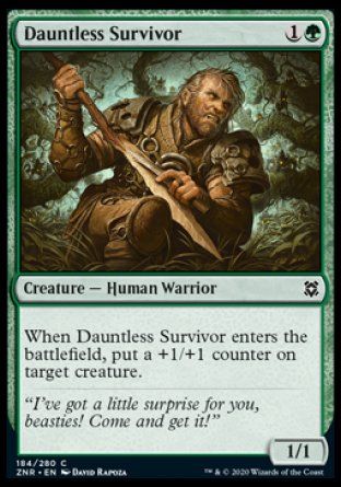 Dauntless Survivor (Zendikar Rising) Trading Card