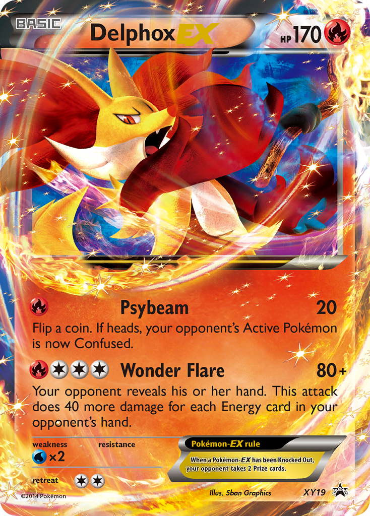 Delphox EX (XY19) - XY Black Star Promos Pokémon Card