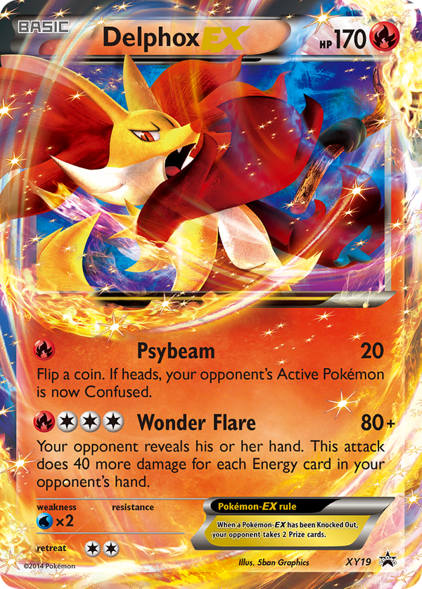 Delphox EX (XY19) - XY Black Star Promos