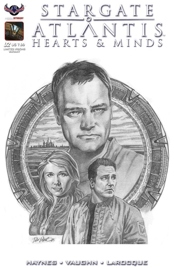 Stargate Atlantis Hearts & Minds #2 (Ltd Dan Parsons B/w Cover)