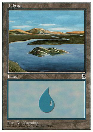 Island (Portal Three Kingdoms) Trading Card