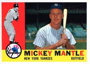 Mickey Mantle 1960 Topps #350