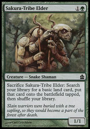 Sakura-Tribe Elder (MTG Commander) Trading Card