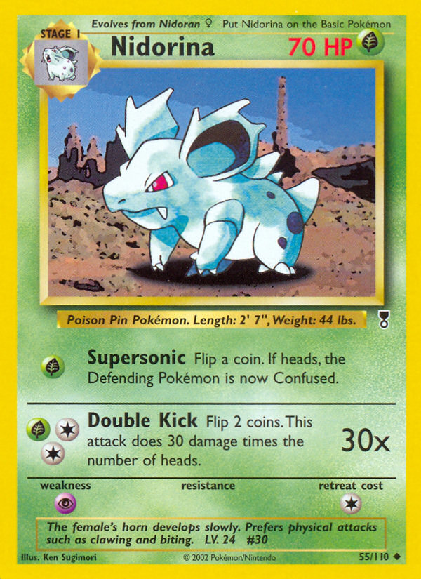 Nidorina (55/110) - Legendary Collection Pokémon Card