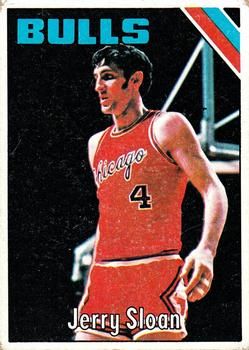 Jerry Sloan 1975 Topps #9 Sports Card