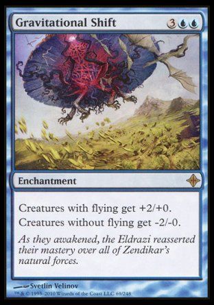 Gravitational Shift (Rise of the Eldrazi) Trading Card