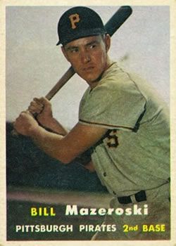 Bill Mazeroski 1957 Topps #24 Sports Card