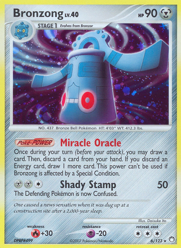 Bronzong (6/123) - Mysterious Treasures Pokémon Card